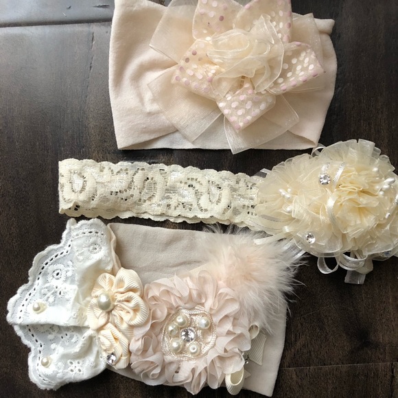Other - 3 baby headbands